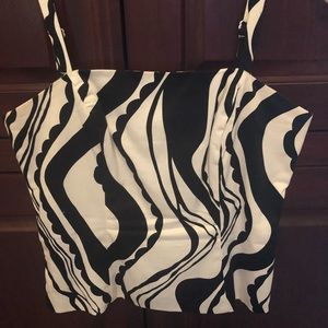 Black and white camisole